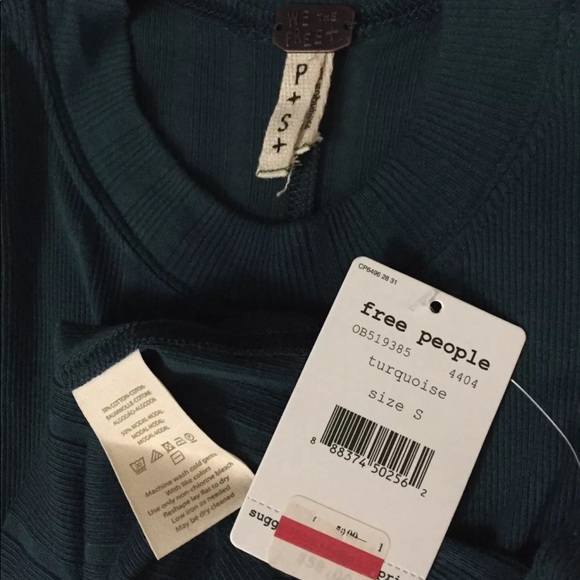 ❌SOLD❌New Free People Small Teal Green Key Hole - Picture 7 of 8